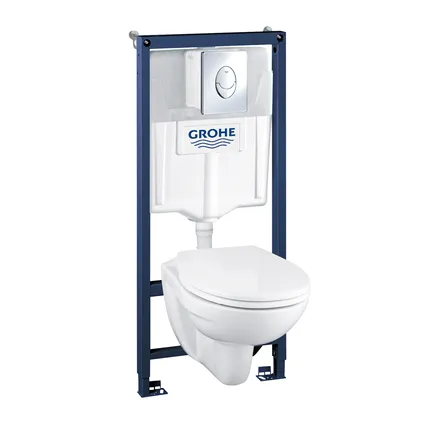 Grohe Solido Pack WC suspendu avec cuvette sans bride Geo - blanc – Image 2